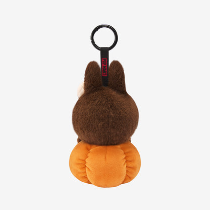 PopMart: The Monsters (Labubu) - "Happy Halloween" (Pumpkin) Vinyl Face Pendant Keychain