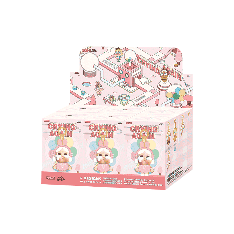 POPMART CRYBABY Crying Again 箱付き CRYBABY Crying Again Series-Vinyl Face Plush Blind Box/Confirmed