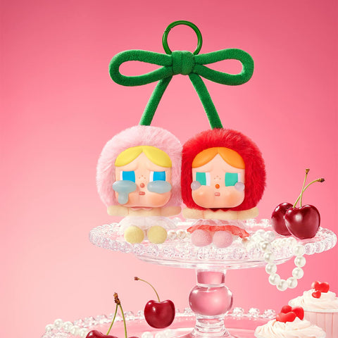 PopMart: CRYBABY - "Crying For Love (Love You Cherry Much)" Vinyl Plush Hanging Card