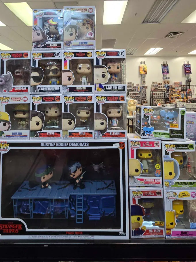 Funko Pop! TELEVISION - SIMPSONS/STRANGER THINGS "WEB ONLY"