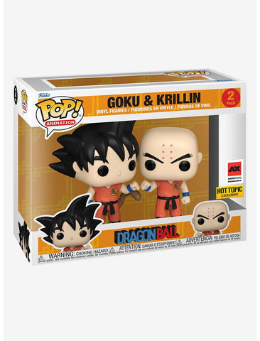 FUNKO POP! ANIMATION: DRAGONBALL - GOKU & KRILLIN [2 PACK] **EXCLUSIVE**