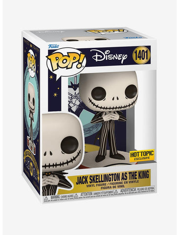 Funko The Nightmare Before Christmas Pop! Jack Skellington As The King #1401 (Hot Topic Excl.) *PREORDER*