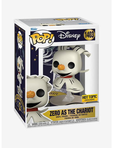 Funko The Nightmare Before Christmas Pop! Zero As The Chariot #1403 (Hot Topic Excl.) *PREORDER*