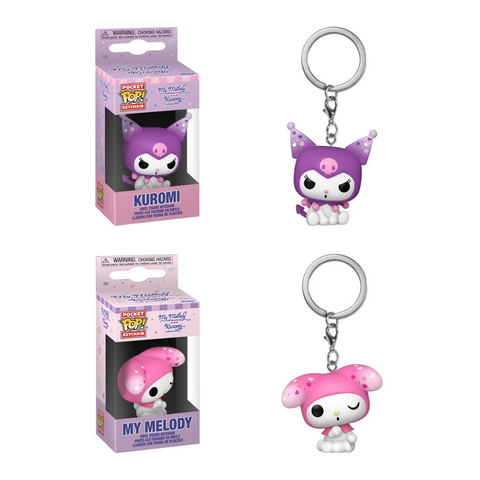 Funko Pop! Pocket Pop Keychain: Sanrio - Kuromi / My Melody