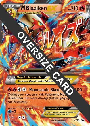 M Blaziken EX - XY86  - Holofoil Jumbo Cards - Promo