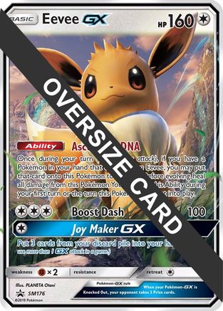Eevee GX - SM176 (SM Black Star Promo)  - Holofoil Jumbo Cards - Promo