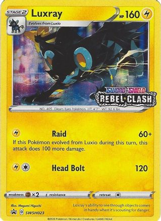 Luxray (Prerelease) SWSH023  - Holofoil SWSH Sword & Shield Promo Cards - Promo