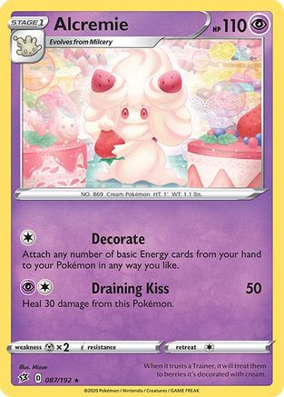 Alcremie 087  SWSH02 Rebel Clash - Rare