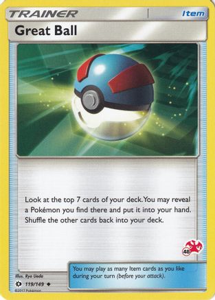 Great Ball - 119/149 (#48 Charizard Stamped)/149  Battle Academy - Promo