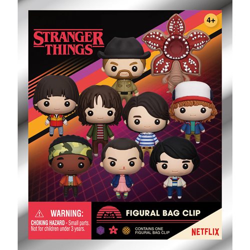 STRANGER THINGS 3D FOAM BAG CLIP - MYSTERY BLIND BAG [SERIES 1