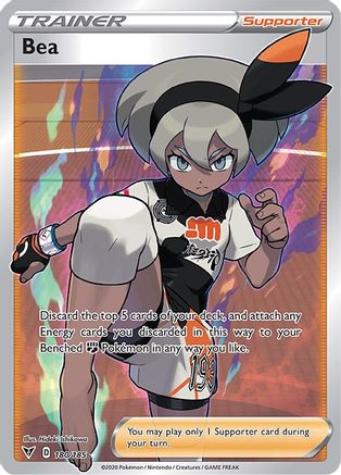 Bea (Full Art) 180  - Holofoil SWSH04 Vivid Voltage - Ultra Rare