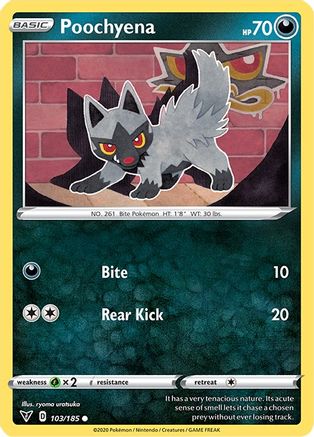 Poochyena 103  SWSH04 Vivid Voltage - Common