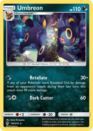 Umbreon (Cosmos Holo) 120/214  - Holofoil Blister Exclusives - Promo