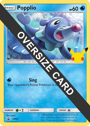 Popplio/03  First Partner Pack - Promo