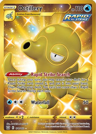 Octillery (Secret) 178  - Holofoil SWSH05 Battle Styles - Secret Rare