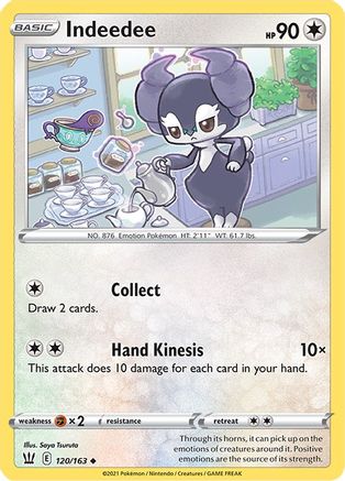 Indeedee 120  SWSH05 Battle Styles - Uncommon