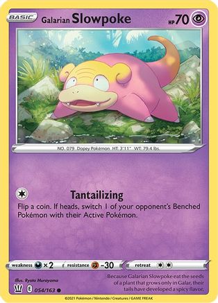 Galarian Slowpoke 054  SWSH05 Battle Styles - Common
