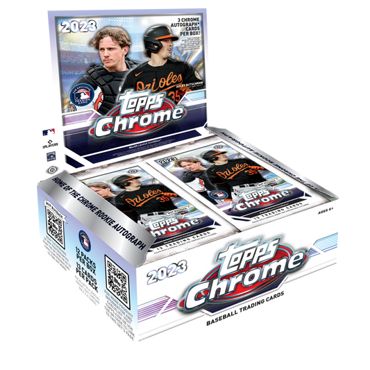 2023 MLB TOPPS CHROME BASEBALL JUMBO BOX Factory SEALED box