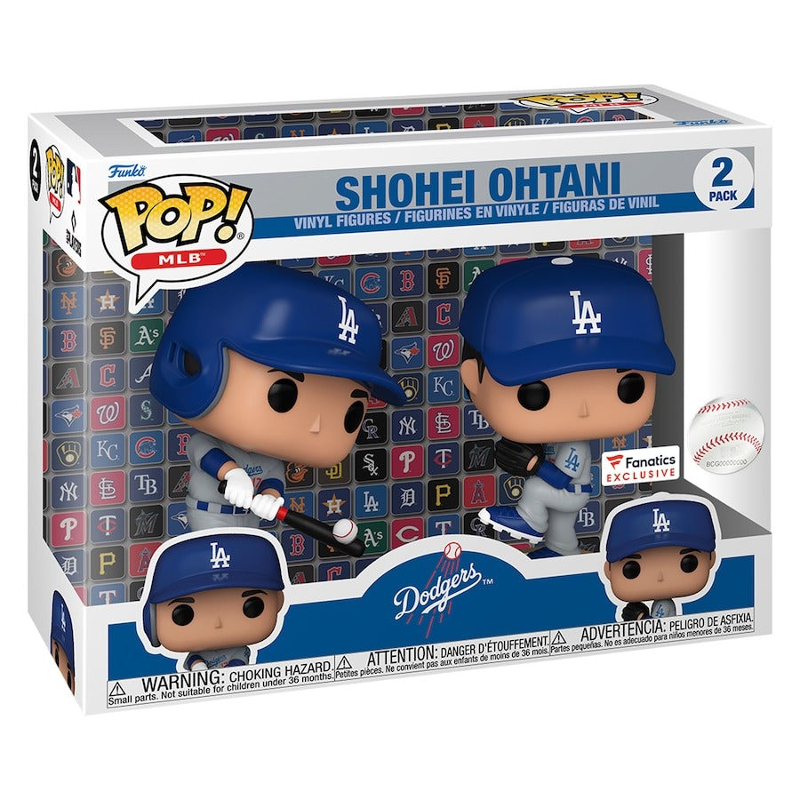 Funko Pop! Sports: MLB - Shohei Ohtani (Dodgers) 2pk [Fanatics Exclusive]