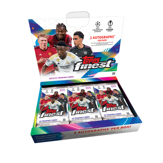 2023/24 Topps Finest UEFA Club Competitions Soccer Hobby Box PRE SALE MAY 15, 2024