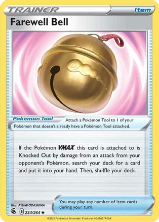 Farewell Bell 234  - Reverse Holofoil SWSH08 Fusion Strike - Uncommon