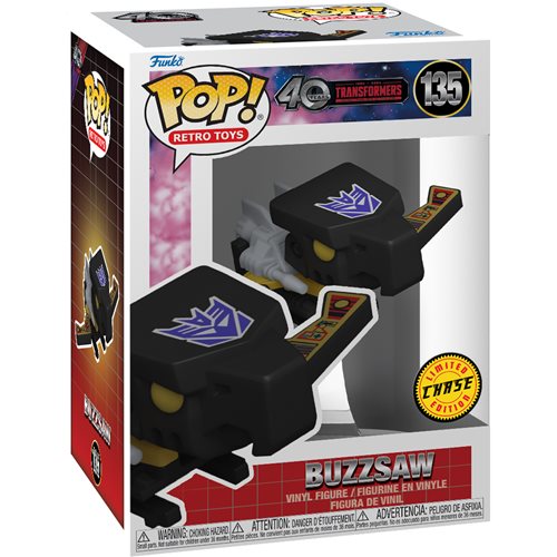 Funko Pop! Transformers: 40 Years - Optimus Prime #131 / Megatron #132 / Astrotrain #133 / Blaster #134 / Buzzsaw #135 / Laserbeak #135