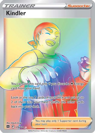 Kindler (Secret) 179  - Holofoil SWSH09 Brilliant Stars - Secret Rare