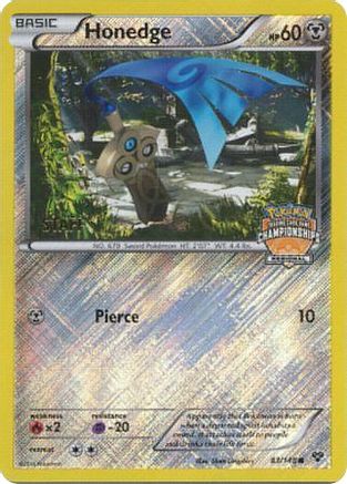 Honedge 83/146 (Regional Championships) [Staff]/146  - Reverse Holofoil League & Championship Cards - Promo