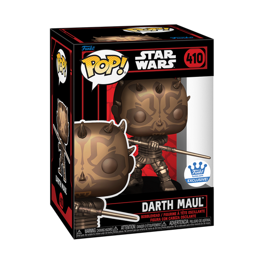 Funko POP! Star Wars - Darth Maul (Bronze) #410 [Funko Shop Exclusive]