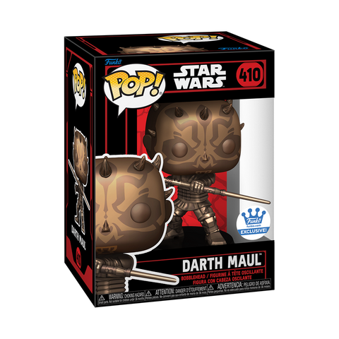 Funko POP! Star Wars - Darth Maul (Bronze) #410 [Funko Shop Exclusive]