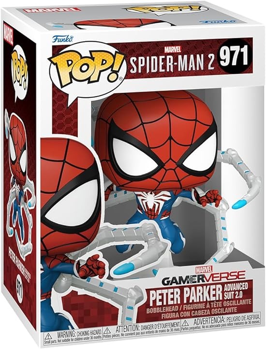 Funko Pop! Marvel: Spider-Man 2 - Kraven #973 / Miles Morales #970 / Peter Parker #971 / Venom #972 / Peter Parker #974 / Peter Parker #975 / Miles Morales #976