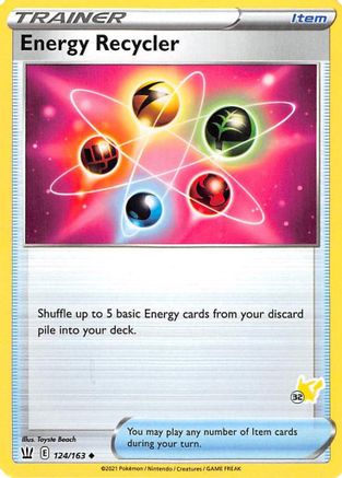 Energy Recycler - 124/163 (#32 Pikachu Stamped)/163  Battle Academy 2022 - Promo
