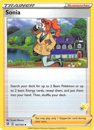 Sonia - 167/192 (#51 Pikachu Stamped)/192  Battle Academy 2022 - Promo