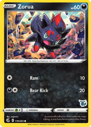 Zorua (Eevee Stamped) 170/264  Battle Academy 2022 - Promo