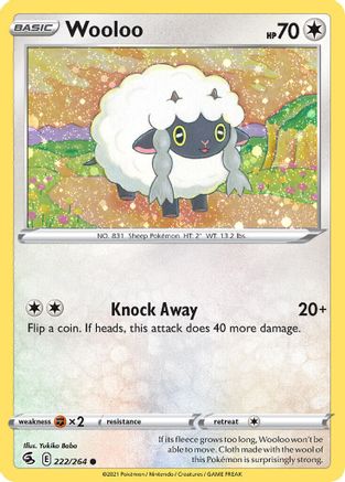 Wooloo (Cosmos Holo) 222/264  - Holofoil Miscellaneous Cards & Products - Promo