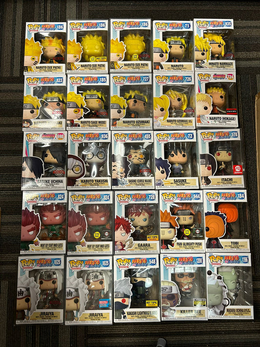 Funko Pop! Anime: Naruto / Boruto - Lot 3/3 **WEB ONLY**
