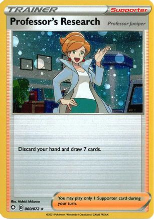 Professor's Research (Cosmos Holo) 060/072  - Holofoil Deck Exclusives - Promo