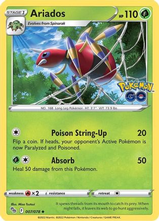 Ariados 007  Pokemon GO - Uncommon