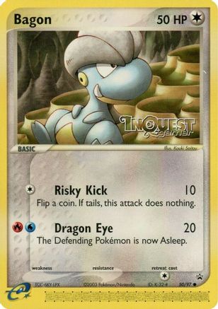 Bagon - 50/97 (InQuest Gamer)/97  Nintendo Promos - Promo