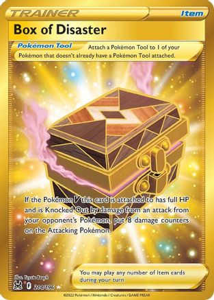 Box of Disaster (Secret) 214  - Holofoil SWSH11 Lost Origin - Secret Rare