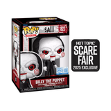 Funko Pop! Movies: Saw - Billy The Puppet #1823 [2025 Hot Topic Scare Fair Exclusive - Limited 9,500pcs]