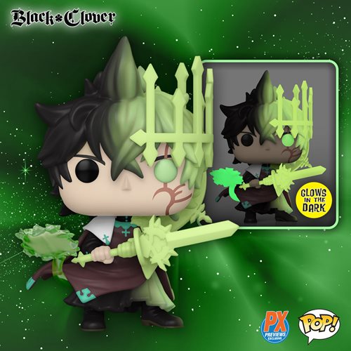 Funko Pop! BLACK CLVOER YUNO SPIRIT OF ZEPHYR 1422 GLOW [PX EXCLUSIVE