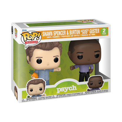 Funko Pop! Television: Psych - Shawn Spencer & Burton "Gus" Guster 2pk *PREORDER*