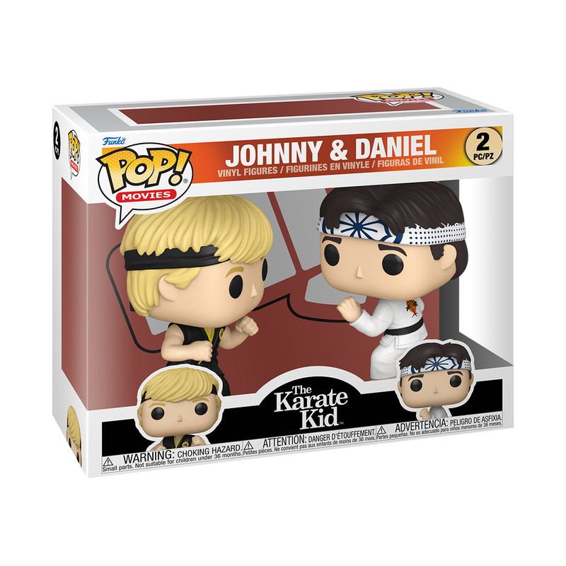 Funko Pop! Movies: The Karate Kid - Daniel #2080 / Daniel #2081 / Johnny & Daniel 2pk