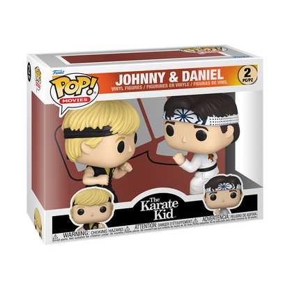 Funko Pop! Movies: The Karate Kid - Daniel #2080 / Daniel #2081 / Johnny & Daniel 2pk
