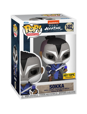 FUNKO POP! Anime Avatar: The Last Airbender Pop! Sokka with Mask #1482 [FUNKO SHOP EXCLUSIVE] *PREORDER*