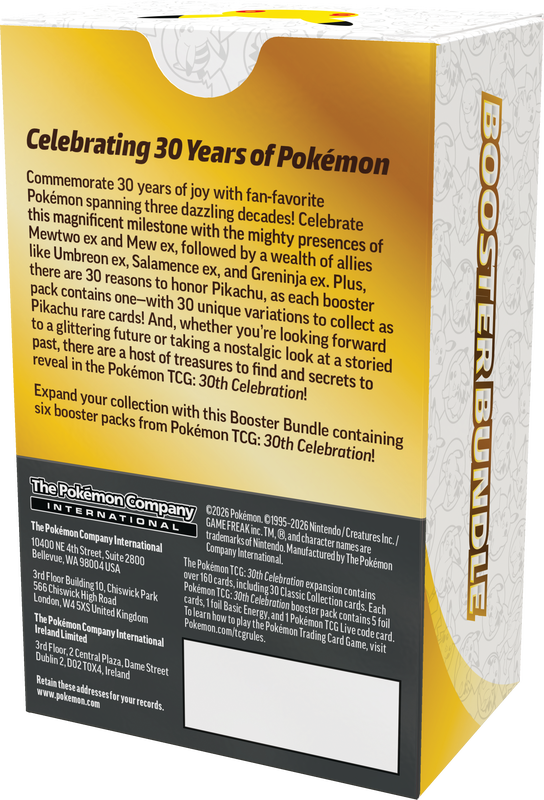 Pokemon TCG: 30th Celebration - Booster Bundle *PREORDER*