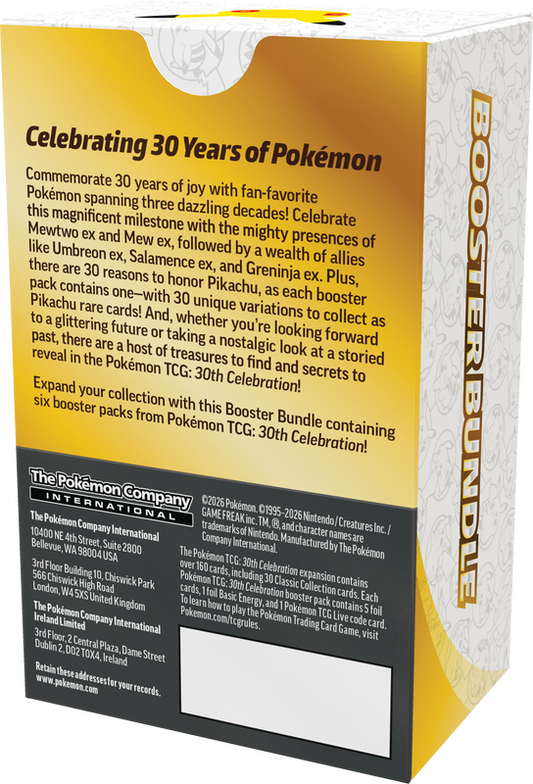 Pokemon TCG: 30th Celebration - Booster Bundle *PREORDER*