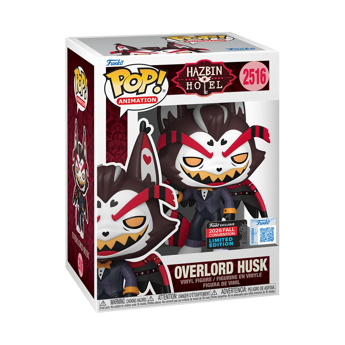 Funko Pop! Animation: Hazbin Hotel - Overlord Husk #2516 [NYCC EXCLUSIVE] *PREORDER*