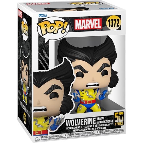 Funko Pop! Marvel Wolverine 50th Anniversary - Old Man Logan #1374 - Weapon X #1373 - Classic #1371 - Fatal Attraction #1372